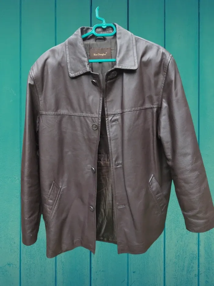 Manteau cuir
