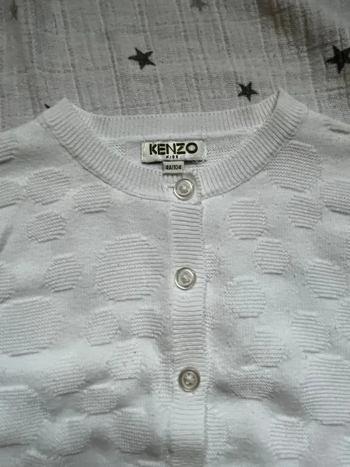 Gilet court Kenzo - Blanc - photo numéro 2