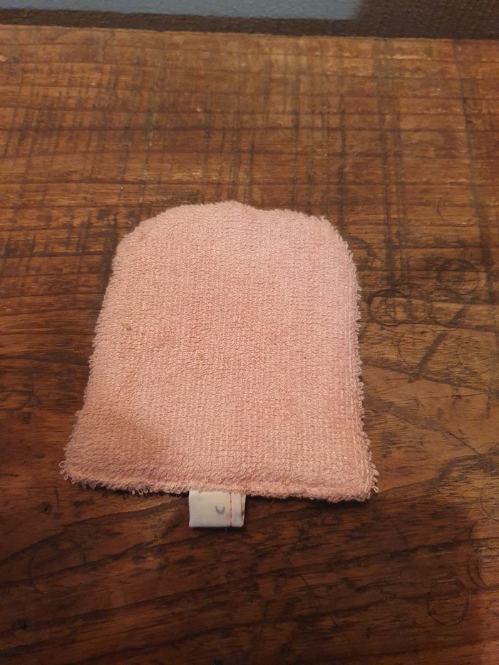 Débarbouillettes arc en ciel rose - photo numéro 2