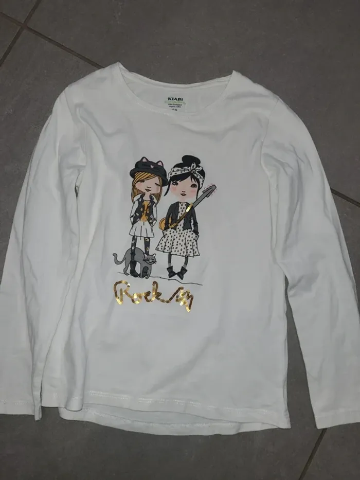 Lot 5 t shirt kiabi 8 ans - photo numéro 7