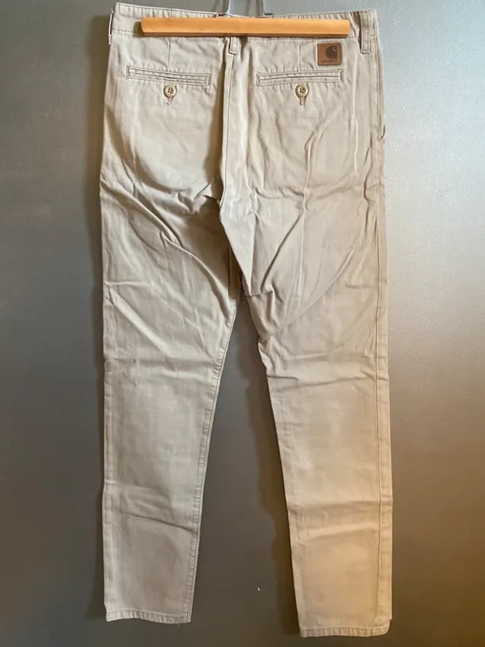 Pantalon Chino Carhartt beige - photo numéro 2