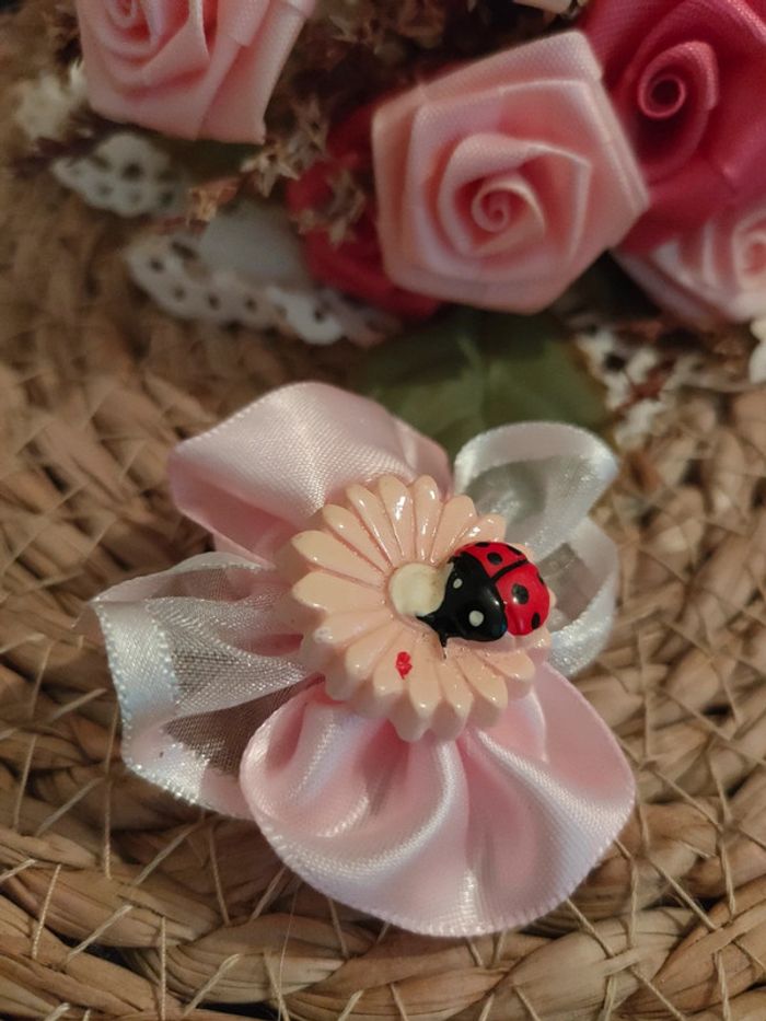 🐞Pince crocodile Motif coccinelle🐞 - photo numéro 2