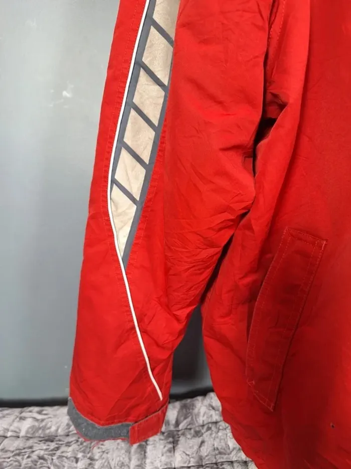 Blouson vintage nike homme rouge taille 2XL brodé (254) - photo numéro 4