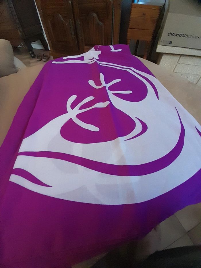 Paréos fushia et rose