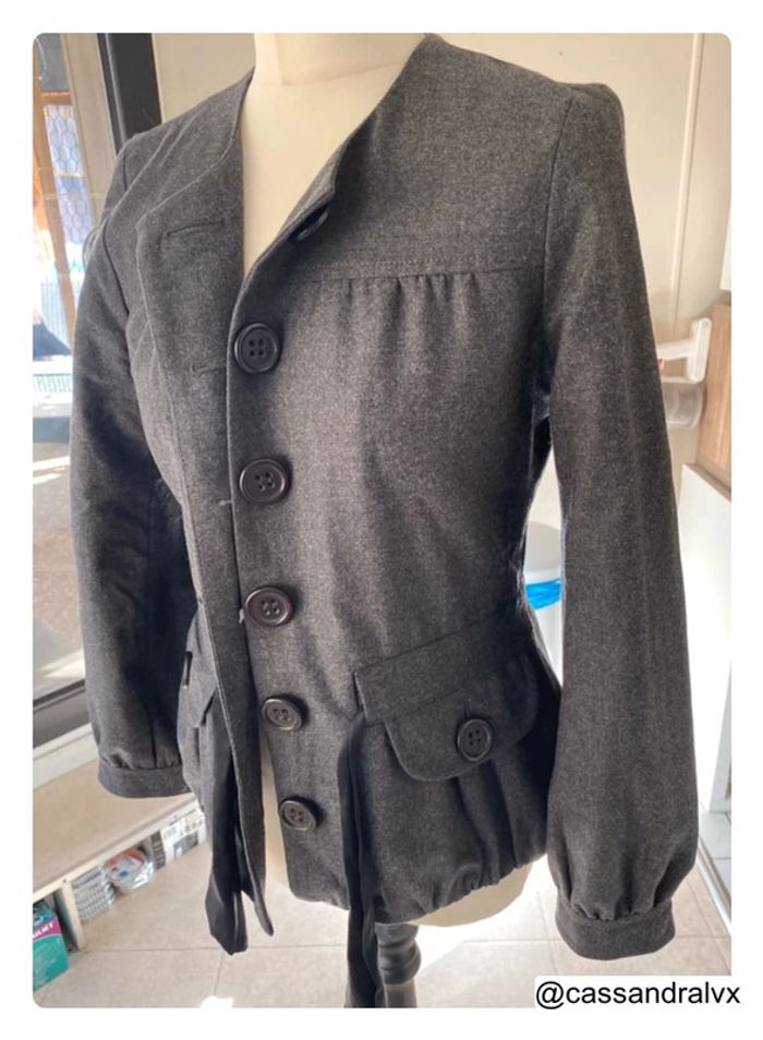 Veste grise en laine - Gérard Darel - photo numéro 5