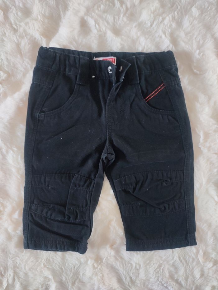 Jeans noir écriture DPAM taille 3 mois