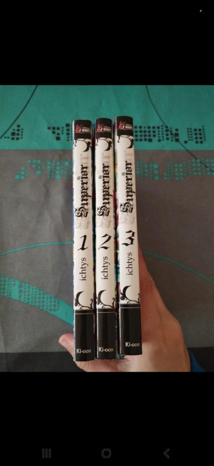 Manga superior 3  tomes - photo numéro 3