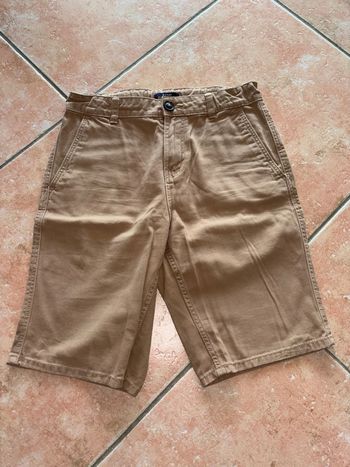 Short Kiabi beige marron