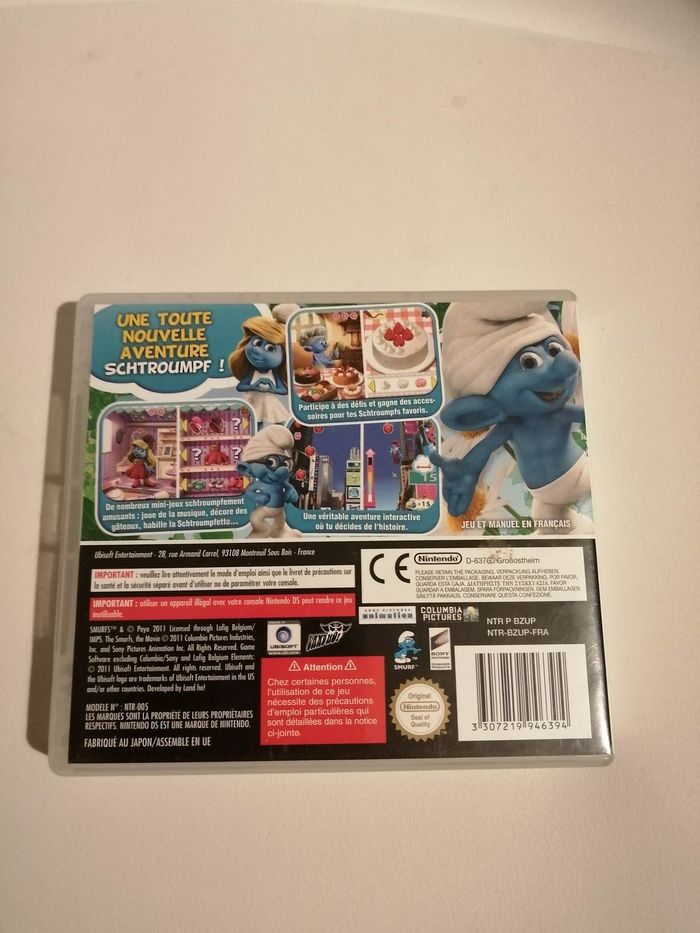 Jeu DS : Les schtroumpfs - photo numéro 3
