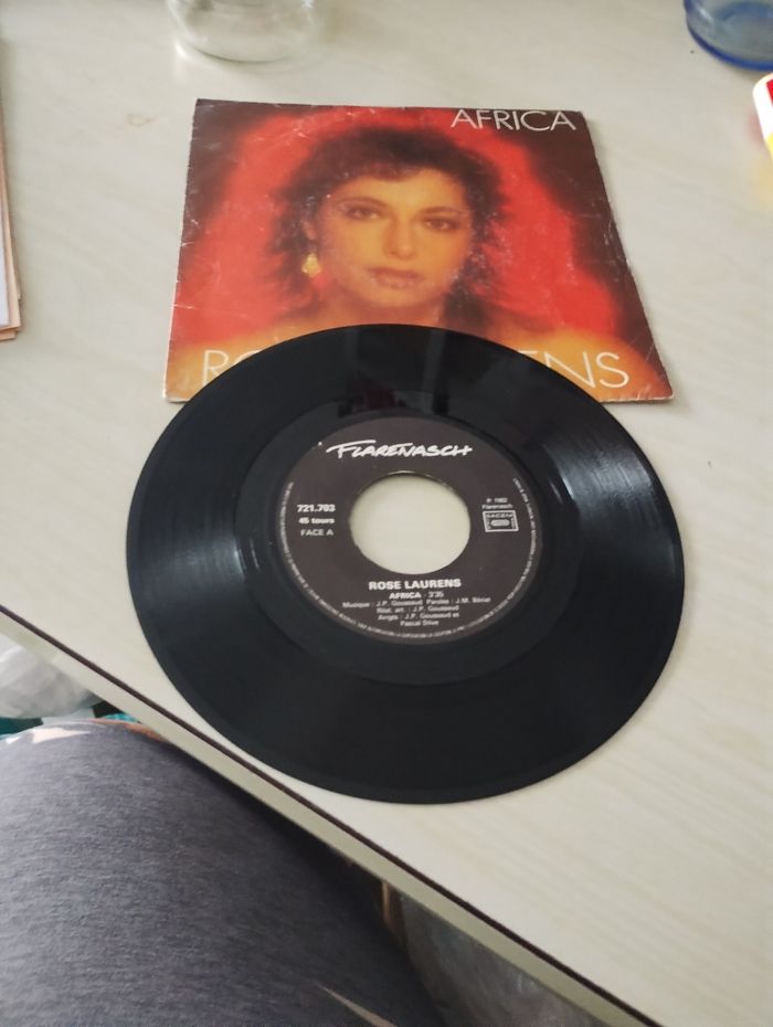 Vinyle 45 tour afrca - photo numéro 2