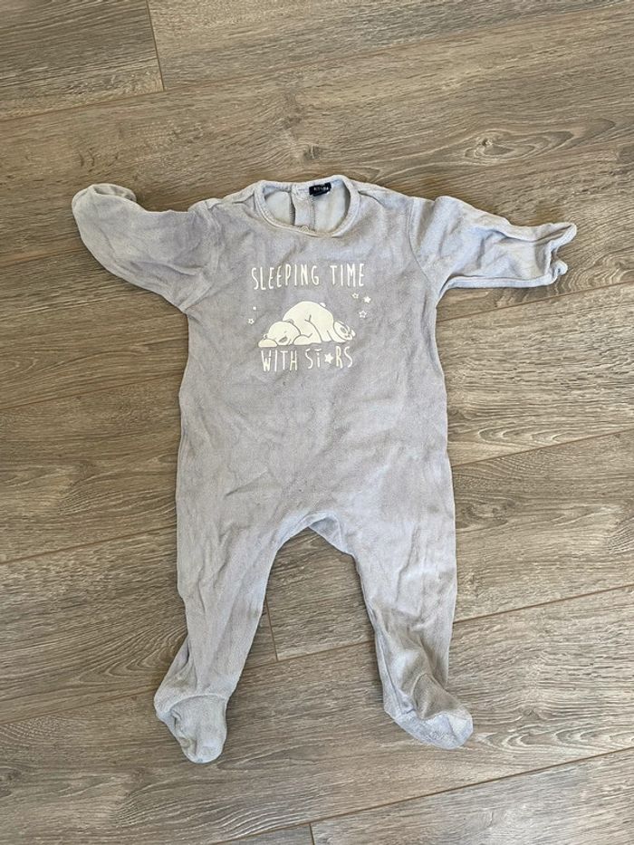 Pyjama velours 12 mois