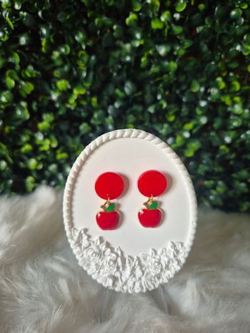 Boucles d’oreilles pommes