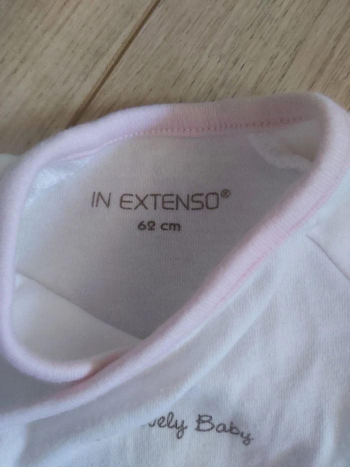 Lot de 3 bodies manches longues croisés fille 3 mois (78) - photo numéro 4