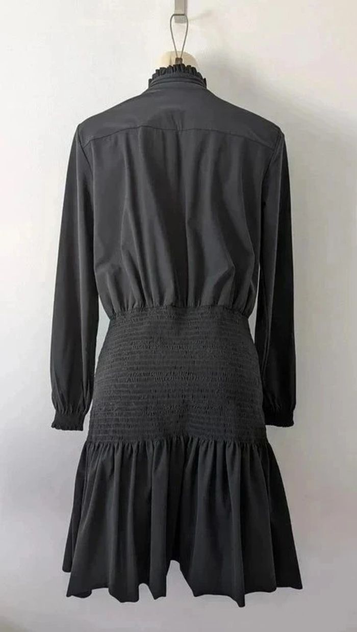 Robe d'été noire manches longues - Indies - taille 36 - photo numéro 2