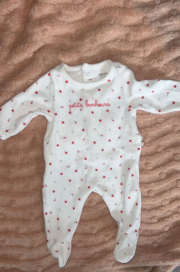 Pyjama 3 mois blanc - photo numéro 4