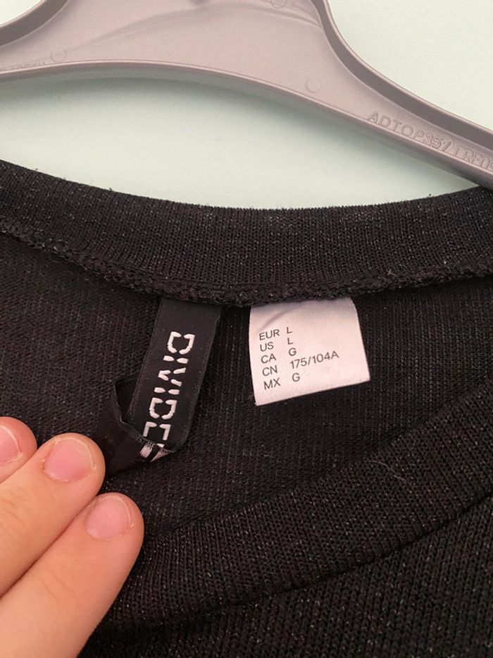 haut noir h&m - photo numéro 2
