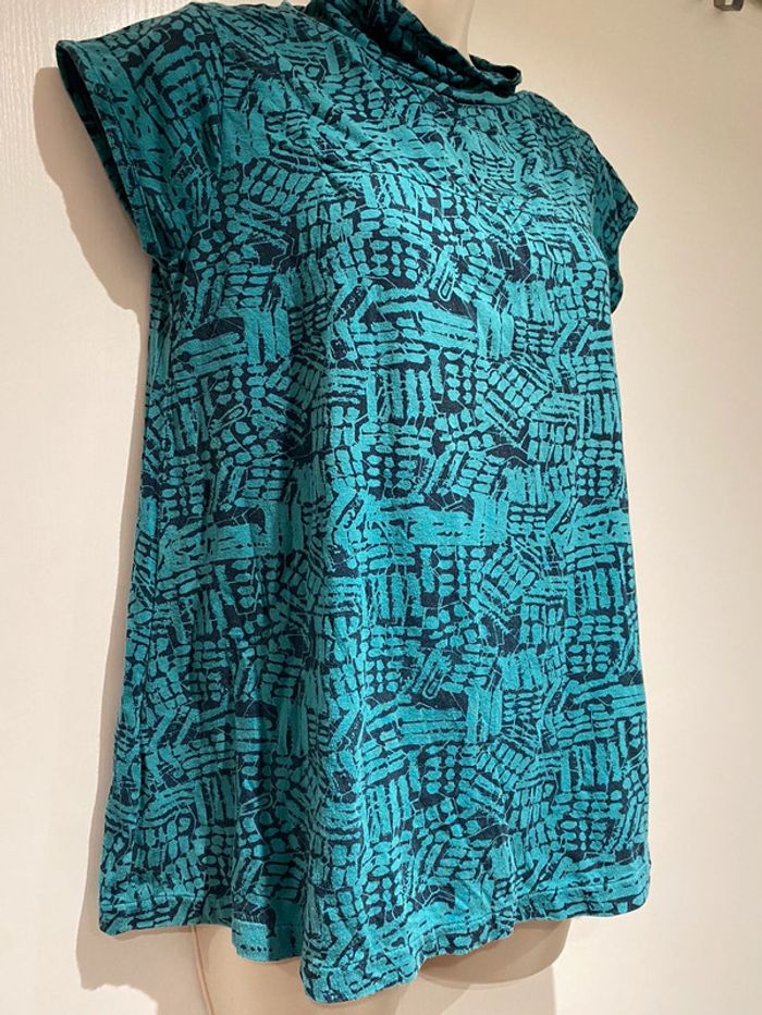 Kanabeach biologique blouse taille 36 bleu bleu canard - photo numéro 14