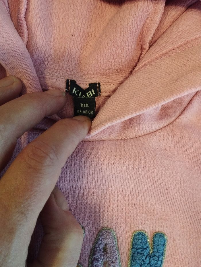 Pull à capuche 10 ans fille - photo numéro 3