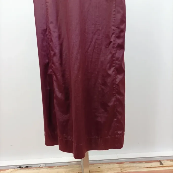 Gandoura bordeaux à détails beiges Al Anaqa - Taille 48 A1027 - photo numéro 11