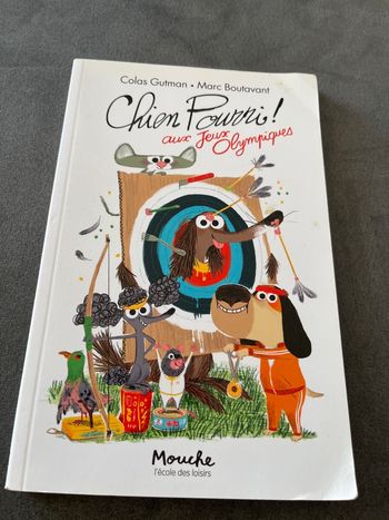 Livre chien pourri aux jeux olympiques école des loisirs 