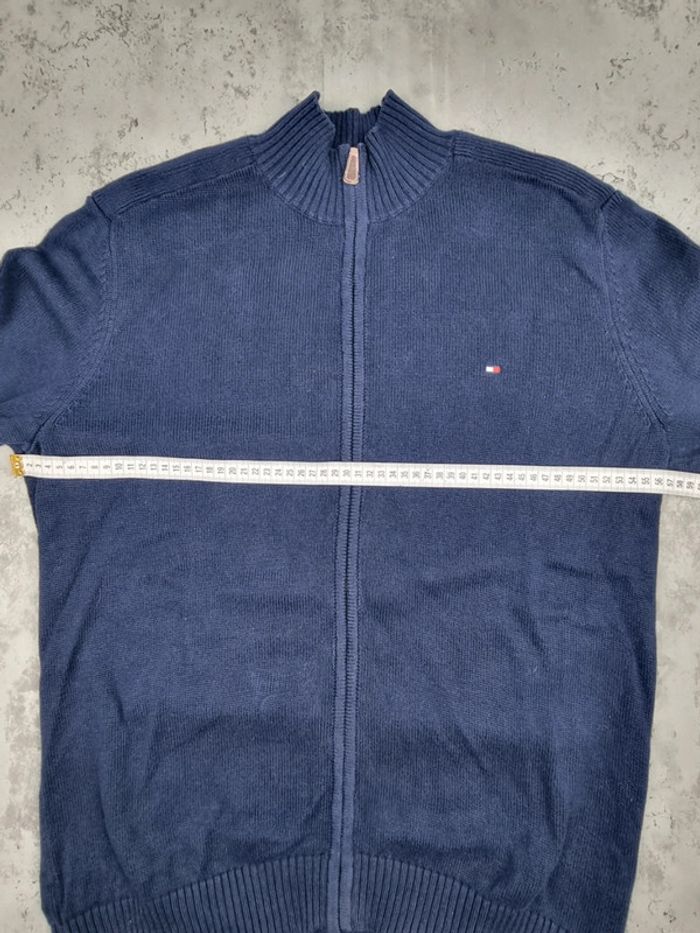 Veste zippée Tommy Hilfiger – Bleu marine – Taille L Hommes (mesures en photos) - photo numéro 10