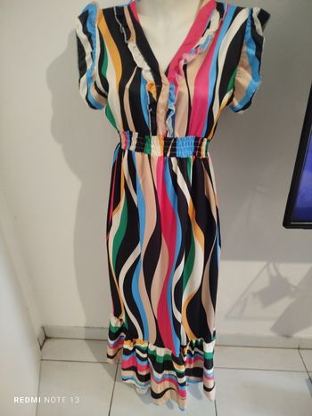 #kytietailleyniquefemme. Robe longue taille unique 