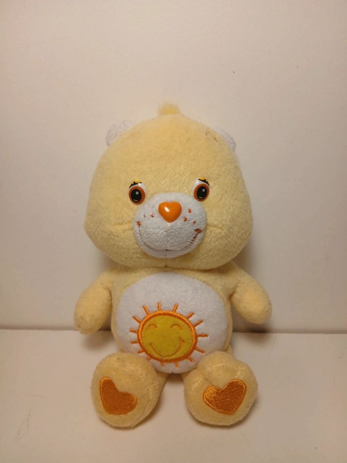 Peluche bisounours jaune Funshine