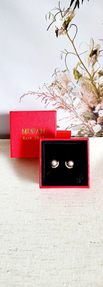 Boucles d’oreilles perles d’eau douce – élégantes avec boîte cadeau