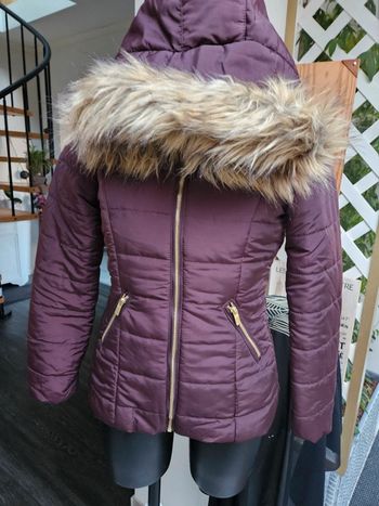 H&M doudoune prune taille 34