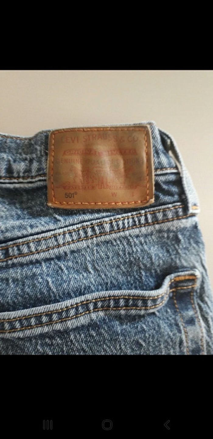 Pantalon jeans levis fille w 26 l 26 parfait état xxs taille 32 - photo numéro 6