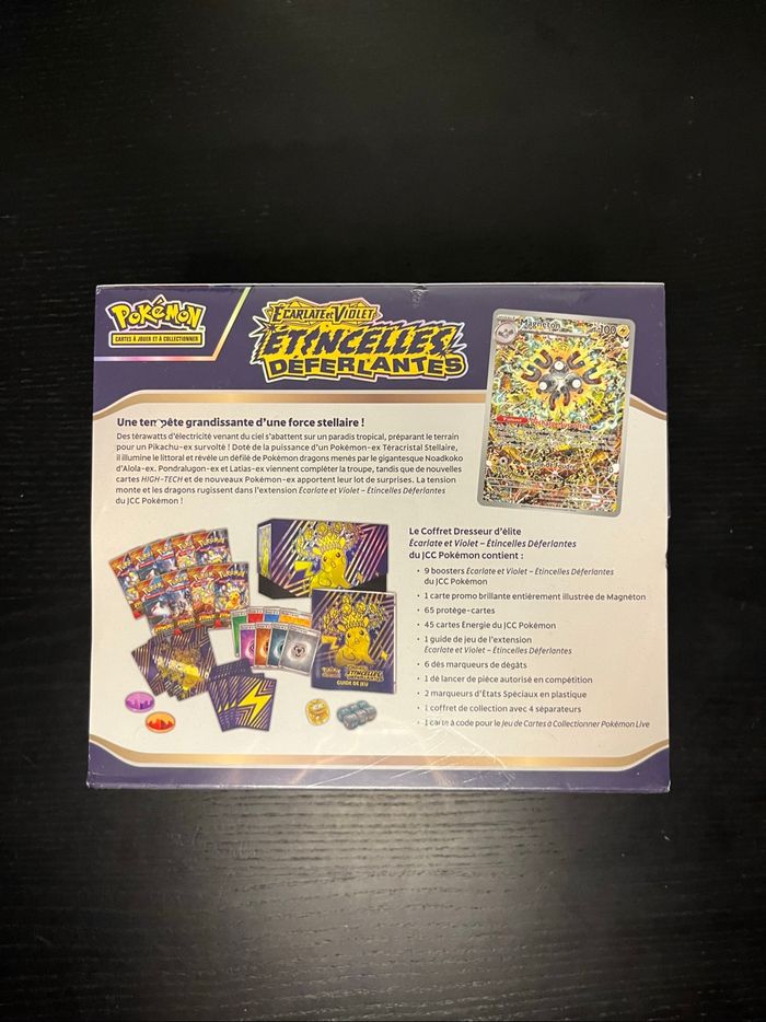 ETB étincelle déferlante EV08 (Pokémon pikachu, élite traîneur box) - photo numéro 3
