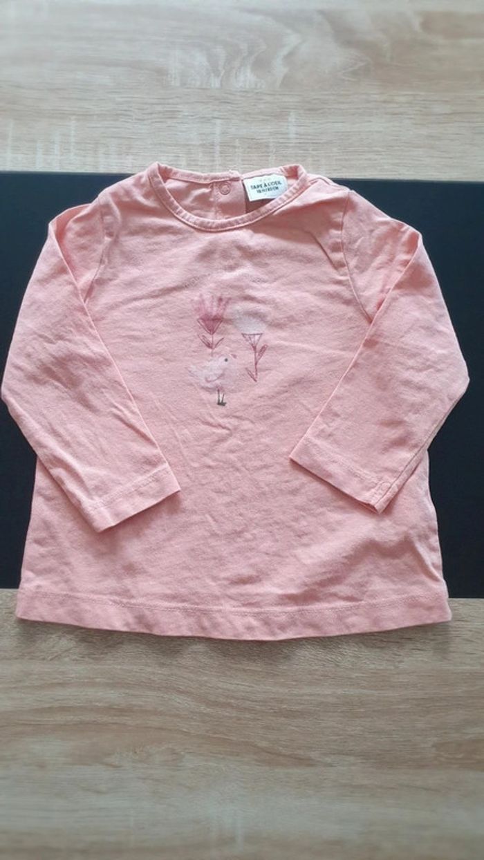 Lot de 4 tee-shirts manches longues 18 mois - photo numéro 4