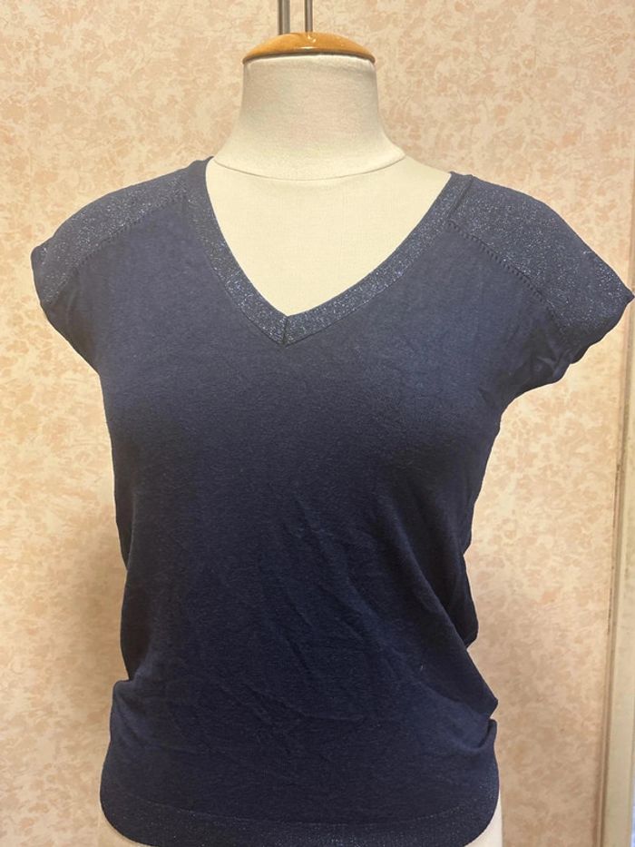 Blouse sans manche taille 34 marque nafnaf - photo numéro 2