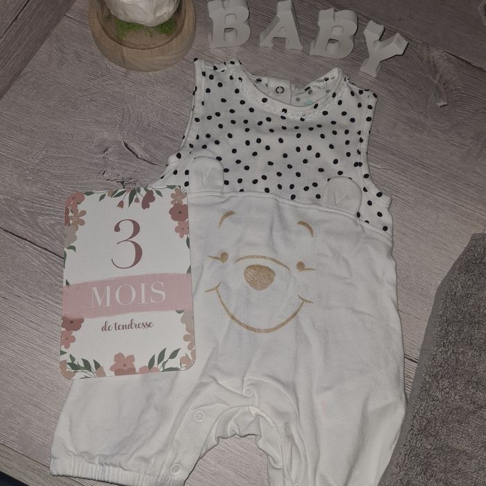 Barboteuse été mixte winnie disney 3 mois