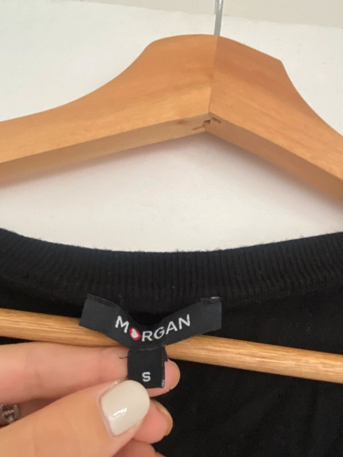 Blouse à manche longue Morgan noir - photo numéro 3