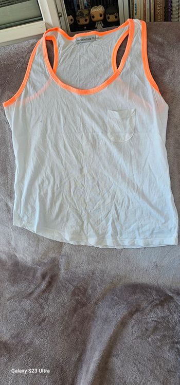 Débardeur blanc Clockhouse taille 44