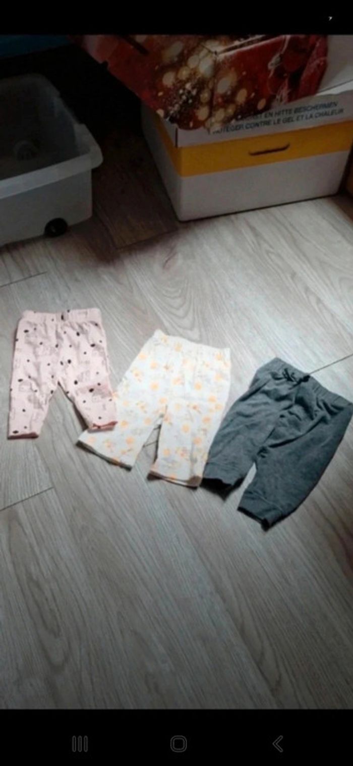 Lot de 3 leggings 1-3mois 👻
