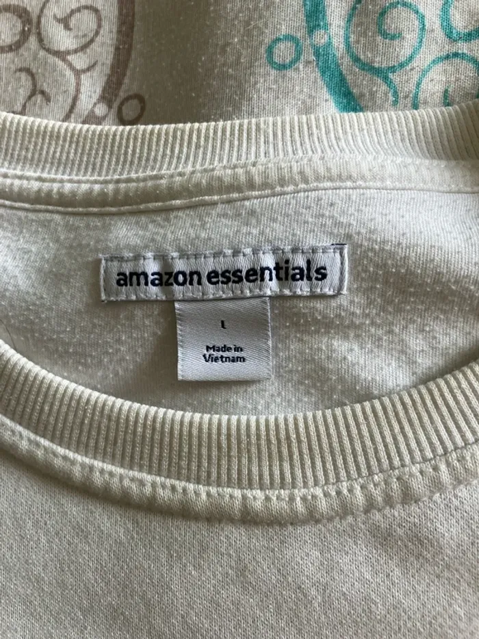 Pull blanc uni - photo numéro 3