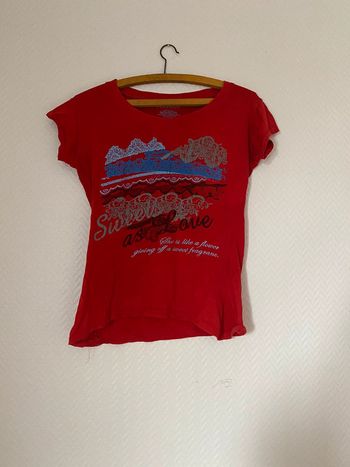 Tee shirt rouge