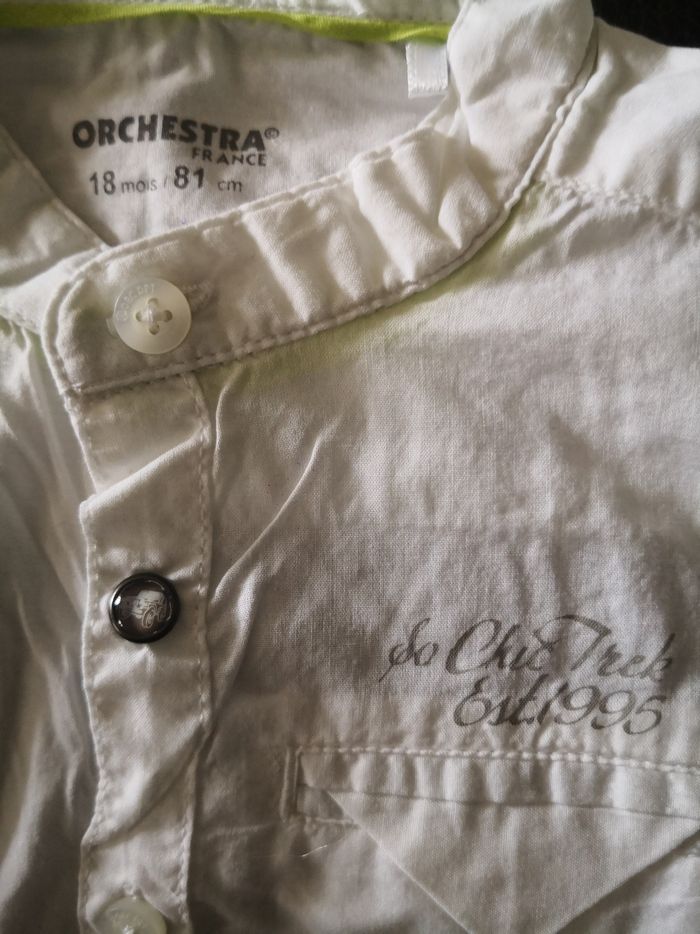 Chemise 18 mois Orchestra - photo numéro 3