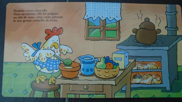 Livre cartonné "Poulette et Gros Chat" - photo numéro 5