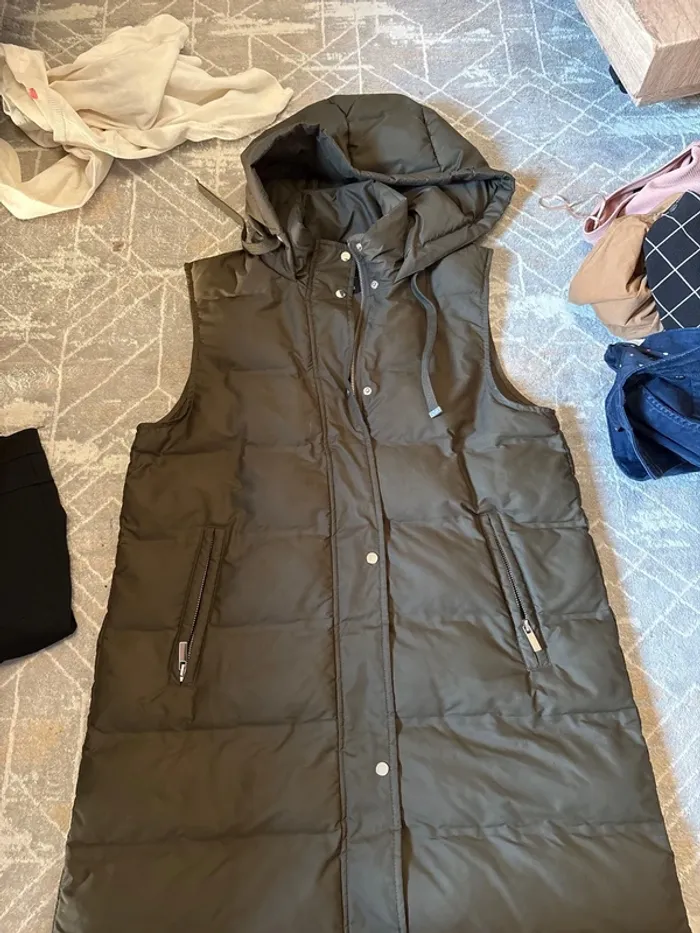 Veste sans manche longe Zara