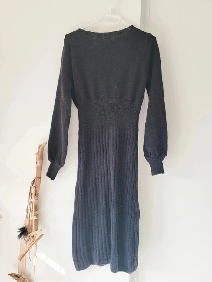 Robe Pull Noire Femme Shein – Taille 36 / S - photo numéro 2