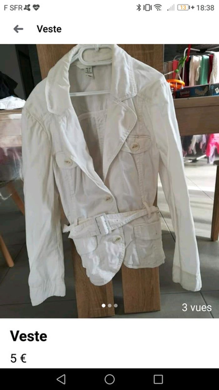 Veste cintree