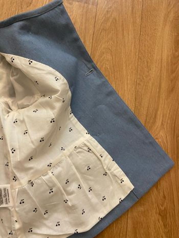 Veste bleu jean Bonpoint fille 6 ans - photo numéro 8
