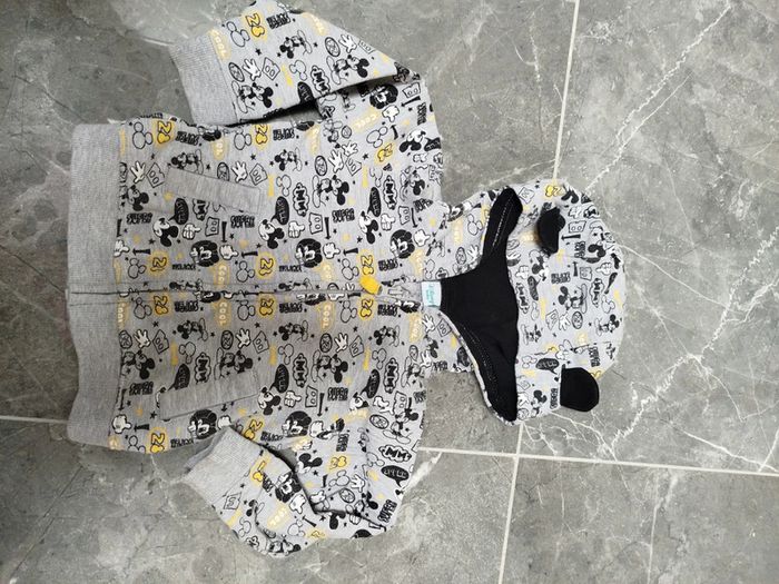 Veste gilet zippé Disney Mickey 12mois