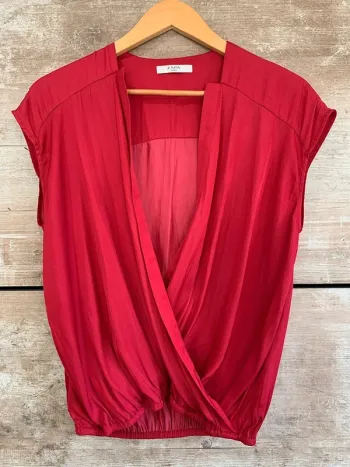 Blouse Zapa fuchsia taille S