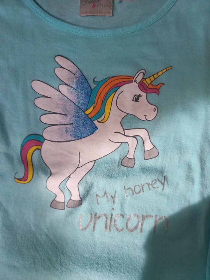 Pyjama fille mi-saison 6 ans charlie et prune très bon état - photo numéro 2