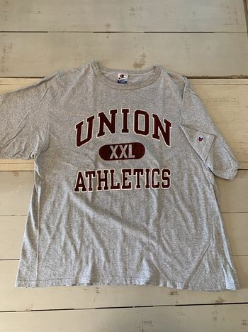Tee shirt vintage printed Champion USA 2000 Union Athletics