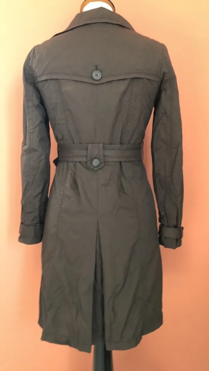 Trench couleur chocolat - photo numéro 2